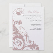 Elegant Wedding Invitations Kaart (Achterkant)