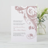 Elegant Wedding Invitations Kaart (Staand voorkant)