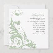 Elegant Wedding Invitations Kaart (Achterkant)