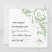 Elegant Wedding Invitations Kaart (Voorkant)