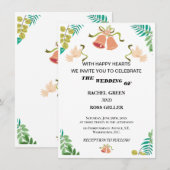 Elegant Wedding Invitations Kaart (Voorkant / Achterkant)