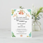 Elegant Wedding Invitations Kaart (Staand voorkant)