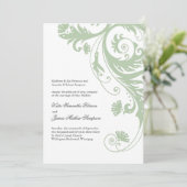 Elegant Wedding Invitations Kaart (Staand voorkant)