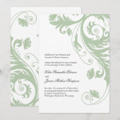 Elegant Wedding Invitations Kaart (Voorkant / Achterkant)