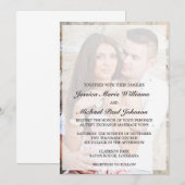 Elegant Wedding Invitations Kaart (Voorkant / Achterkant)