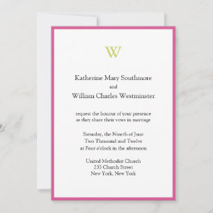 Elegant Wedding Invitations Kaart