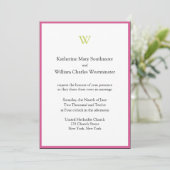 Elegant Wedding Invitations Kaart (Staand voorkant)