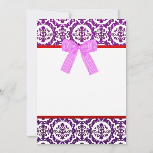 Elegant Wedding Invitations Kaart (Achterkant)