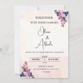 Elegant Wedding Invitations Kaart (Voorkant)