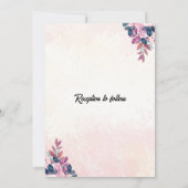 Elegant Wedding Invitations Kaart (Achterkant)