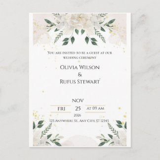 Elegant Wedding Invitations – Timeless Love in Eve Briefkaart