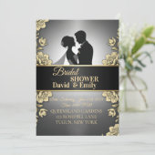 Elegant Wedding Invitations – Timeless Love in Eve Kaart (Staand voorkant)