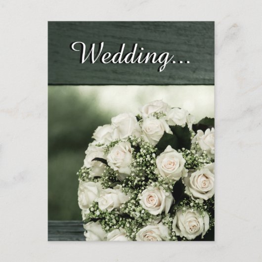 Elegant Wedding Invitations Uitnodiging Briefkaart (Voorkant)