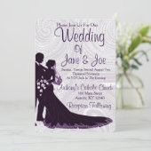 Elegant Wedding Invite Kaart (Staand voorkant)