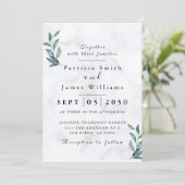 Elegant Wedding Invite - Rustic Wedding Kaart (Staand voorkant)