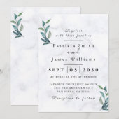 Elegant Wedding Invite - Rustic Wedding Kaart (Voorkant / Achterkant)