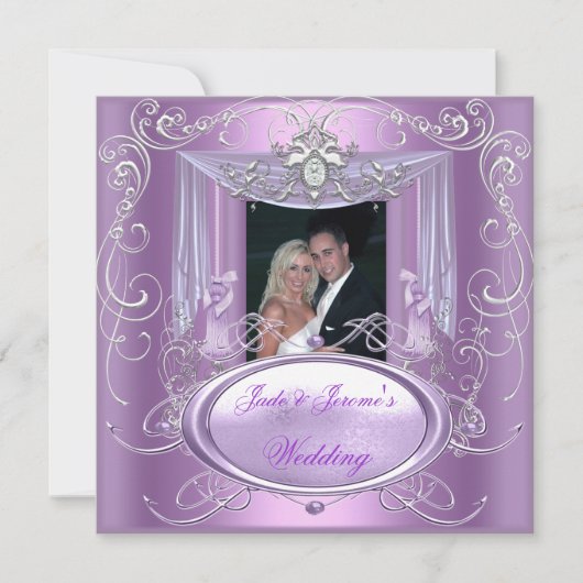 Elegant Wedding Invites Kaart (Voorkant)