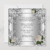 Elegant Wedding Invites Kaart (Achterkant)