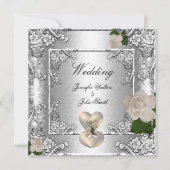 Elegant Wedding Invites Kaart (Voorkant)