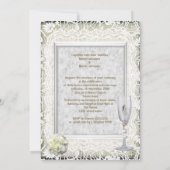 Elegant Wedding Invites Kaart (Achterkant)