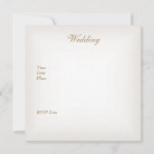 Elegant Wedding Invites Kaart (Achterkant)