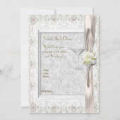 Elegant Wedding Invites Kaart (Achterkant)