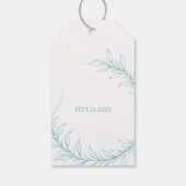 Elegant Wedding Jubileum Gift Labels Cadeaulabel (Achterkant)