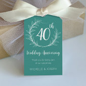 Elegant Wedding Jubileum Gift Labels Cadeaulabel