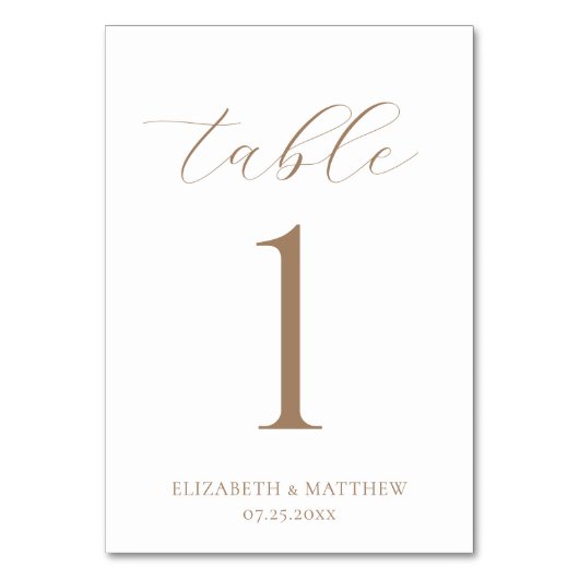 Elegant Wedding Kaart (Voorkant)