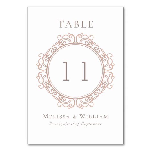 Elegant Wedding Kaart (Achterkant)