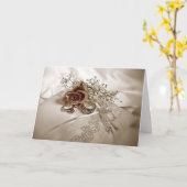 Elegant Wedding Kaart (Gele Bloem)