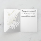 Elegant Wedding Kaart (Binnen)