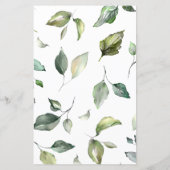 Elegant WEDDING MENU drink. (Achterkant)