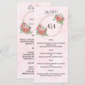 Elegant WEDDING MENU. Menu (Voorkant / Achterkant)