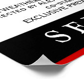 Elegant Wedding Movie Poster - Aangepaste afmeting (Hoek)