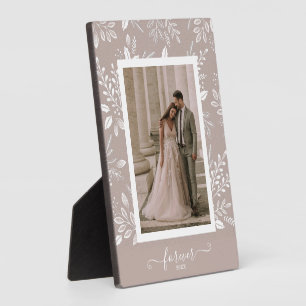 Elegant Wedding Photo Frameless Afbeelding Easel Fotoplaat