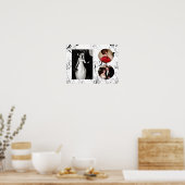 Elegant Wedding Photo Lijst Print (Keuken)