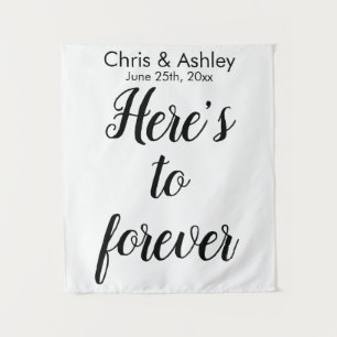 Elegant Wedding Photo Prop Foto Booth Backdrop Wandkleed