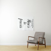 Elegant Wedding Photo Prop Foto Booth Backdrop Wandkleed (In Situ (horizontaal))