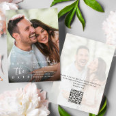 Elegant Wedding Photo Save the Date