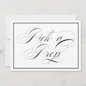 Elegant Wedding Pick A Prop Sign (Voorkant)