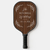 Elegant Wedding Pickleball Paddle (Voorkant)