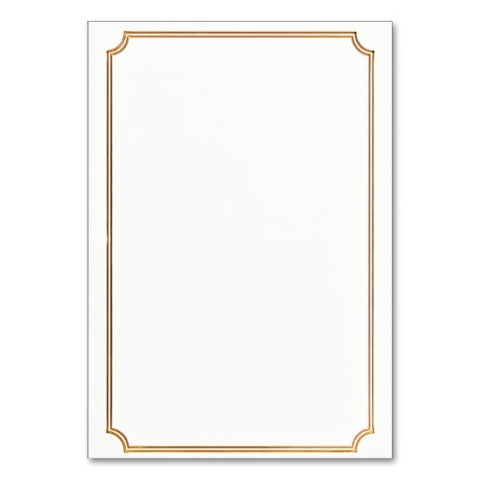 Elegant Wedding Place Card Kaart (Achterkant)