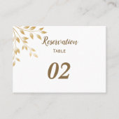 Elegant wedding placeholder plaatskaartje (Voorkant)