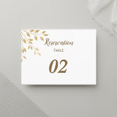 Elegant wedding placeholder plaatskaartje