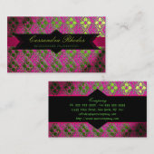 Elegant Wedding Planner Roze & Gold Visitekaartje (Voorkant / Achterkant)
