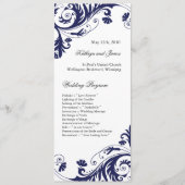 Elegant Wedding Programs Programmakaart (Voorkant)
