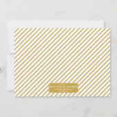 Elegant Wedding Rehearsal Dinner Invitation Kaart (Achterkant)