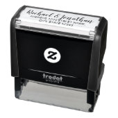 Elegant Wedding Return-adres Zelfinktende Stempel (Product)