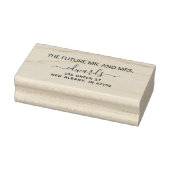 Elegant Wedding Return Toekomst Mr en Mrs. Rubberstempel (Stempel)